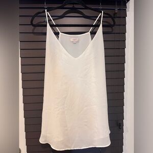 Loft XL White Double Lined Tank Top